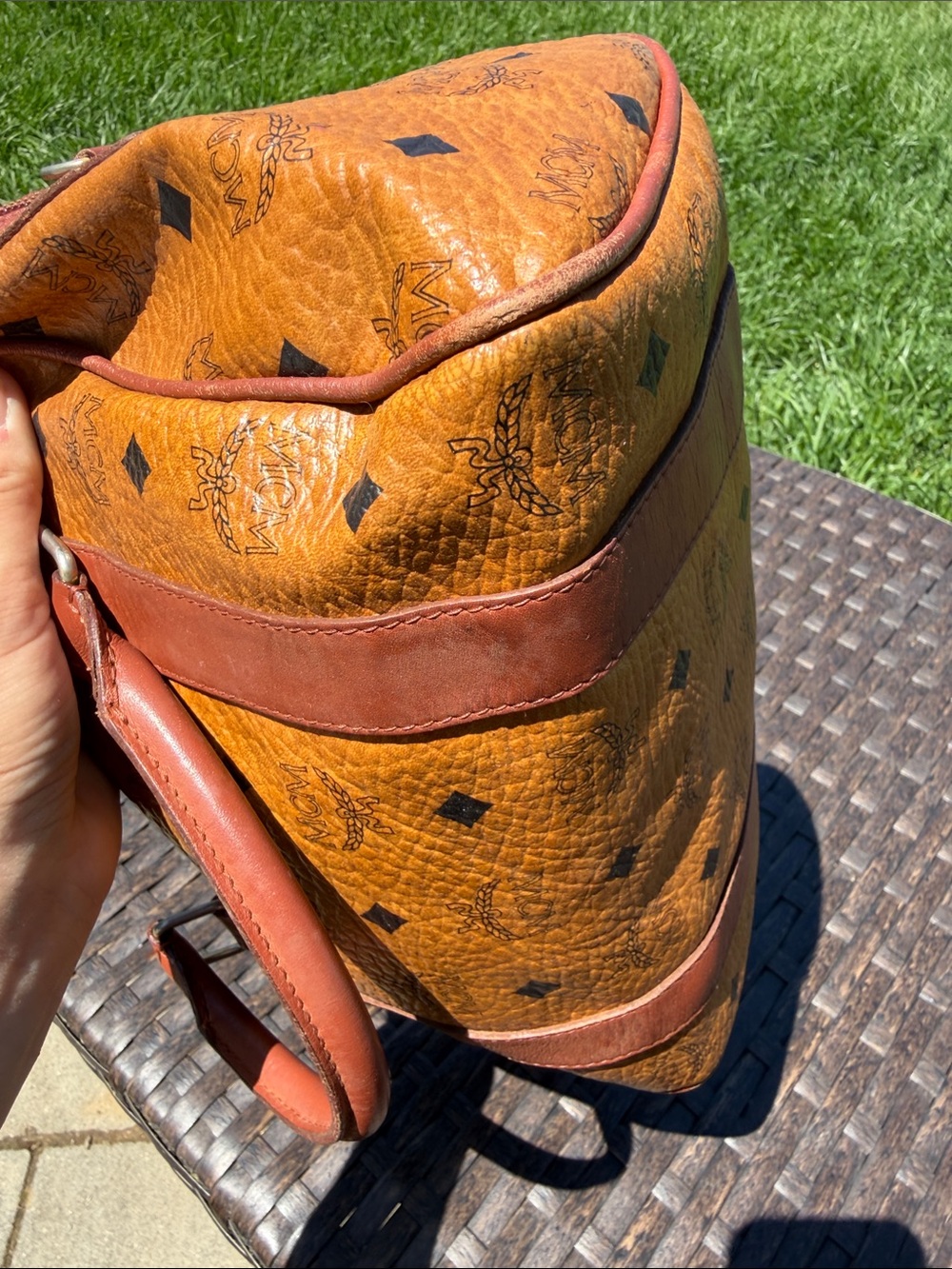 Vintage MCM Golf Collection Boston Bag [rare] - Picture 8 of 14